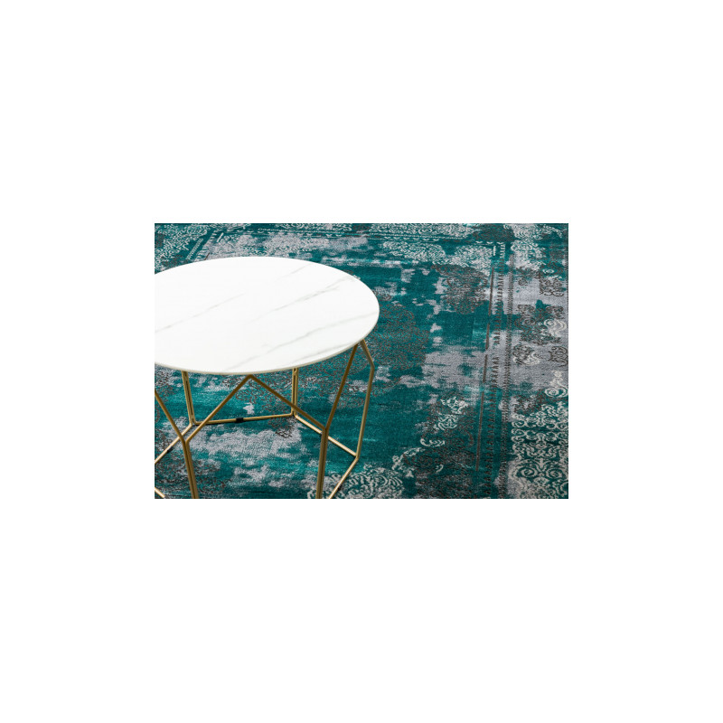 Dywan DE LUXE nowoczesny 6827 Abstrakcja, vintage - Strukturalny zielony / szary 120x170cm Dywan DE LUXE nowoczesny 6827 Abstrakcja, vintage - Strukturalny zielony / szary 120x170cm