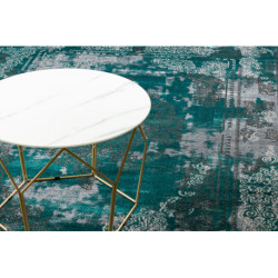 Dywan DE LUXE nowoczesny 6827 Abstrakcja, vintage - Strukturalny zielony / szary 140x190cm Dywan DE LUXE nowoczesny 6827 Abstrakcja, vintage - Strukturalny zielony / szary 140x190cm