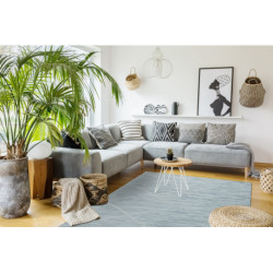 Dywan SZNURKOWY SIZAL płaskotkany PATIO 3075 Romby - morski niebieski 117x170cm Dywan SZNURKOWY SIZAL płaskotkany PATIO 3075 Romby - morski niebieski 117x170cm