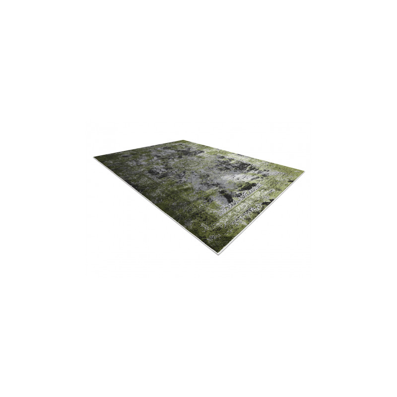 Dywan VINCI 1407 nowoczesny Rozeta vintage przecierany - Strukturalny zielony / antracyt 80x150cm Dywan VINCI 1407 nowoczesny Rozeta vintage przecierany - Strukturalny zielony / antracyt 80x150cm