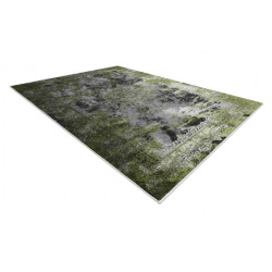 Dywan VINCI 1407 nowoczesny Rozeta vintage przecierany - Strukturalny zielony / antracyt 120x170cm