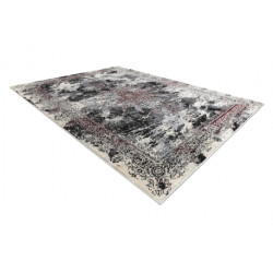 Dywan VINCI 1407 nowoczesny Rozeta vintage przecierany - Strukturalny kość słoniowa / czerwony 160x220cm Dywan VINCI 1407 nowoczesny Rozeta vintage przecierany - Strukturalny kość słoniowa / czerwony 160x220cm