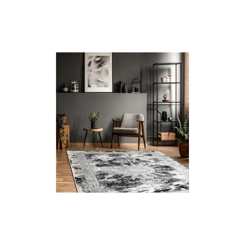 Dywan VINCI 1407 nowoczesny Rozeta vintage przecierany - Strukturalny kość słoniowa / szary 120x170cm Dywan VINCI 1407 nowoczesny Rozeta vintage przecierany - Strukturalny kość słoniowa / szary 120x170cm
