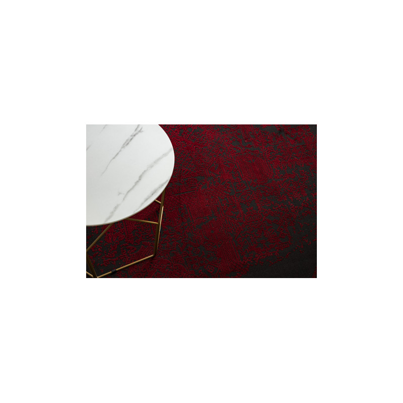 Dywan VINCI 1524 nowoczesny Ornament vintage przecierany - Strukturalny czerwony 80x150cm Dywan VINCI 1524 nowoczesny Ornament vintage przecierany - Strukturalny czerwony 80x150cm