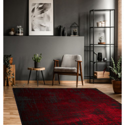 Dywan VINCI 1409 nowoczesny Ornament vintage przecierany - Strukturalny czerwony 200x290cm