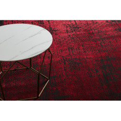 Dywan VINCI 1409 nowoczesny Ornament vintage przecierany - Strukturalny czerwony 200x290cm