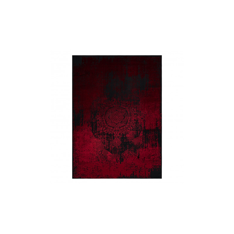 Dywan VINCI 1516 nowoczesny Rozeta vintage przecierany - Strukturalny czerwony 180x270cm