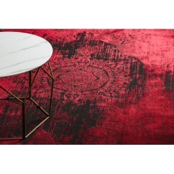 Dywan VINCI 1516 nowoczesny Rozeta vintage przecierany - Strukturalny czerwony 200x290cm Dywan VINCI 1516 nowoczesny Rozeta vintage przecierany - Strukturalny czerwony 200x290cm