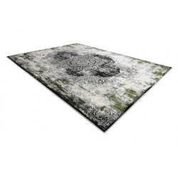 Dywan VINCI 1516 nowoczesny Rozeta vintage przecierany - Strukturalny kość słoniowa / zielony 180x270cm Dywan VINCI 1516 nowoczesny Rozeta vintage przecierany - Strukturalny kość słoniowa / zielony 180x270cm