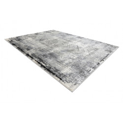 Dywan VINCI 1417 nowoczesny Geometryczny vintage przecierany - Strukturalny kość słoniowa / antracyt 80x150cm Dywan VINCI 1417 nowoczesny Geometryczny vintage przecierany - Strukturalny kość słoniowa / antracyt 80x150cm