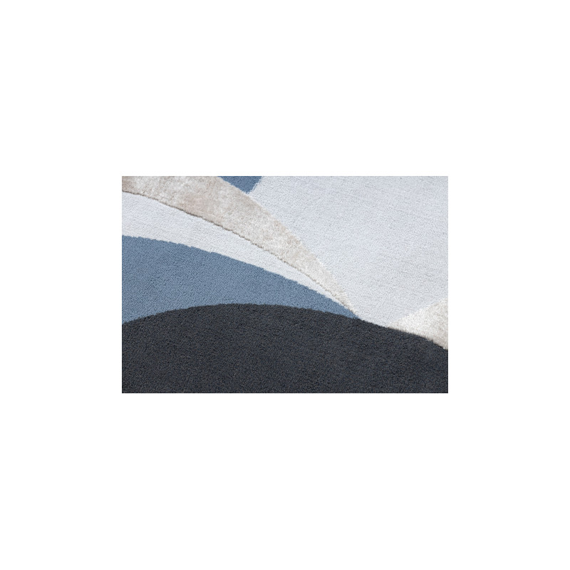 Dywan SPRINGS 907 nowoczesny Geometryczny - strukturalny beż / antracyt  80x150cm