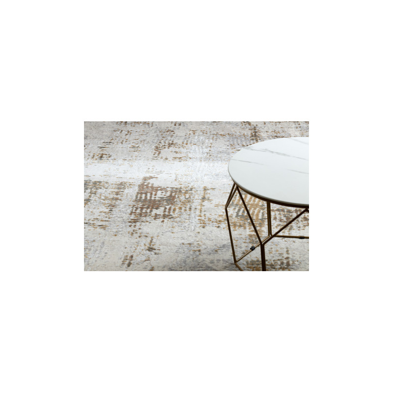 Dywan AKRYL ELITRA 6202 Abstrakcja przecierany kość słoniowa / żółty 200x300cm