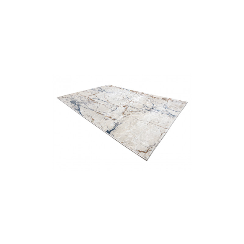 Dywan AKRYL ELITRA 9962 Marmur przecierany kość słoniowa / niebieski 240x350cm