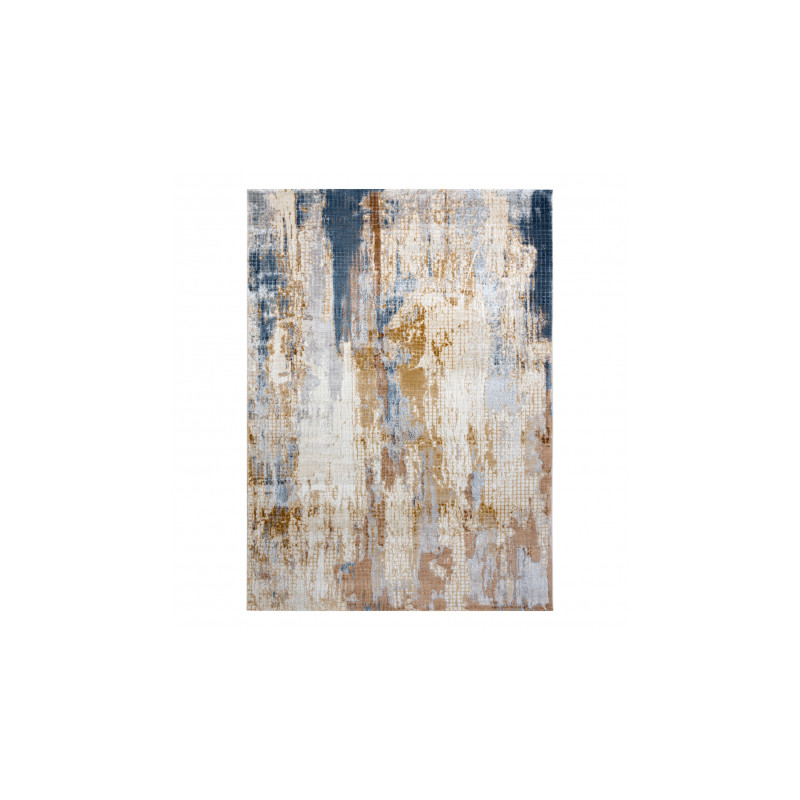 Dywan AKRYL ELITRA 6770 Abstrakcja przecierany szary / żółty 200x300cm