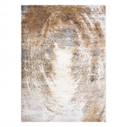 Dywan AKRYL ELITRA 8660 Abstrakcja przecierany kość słoniowa / pomarańcz 160x230cm