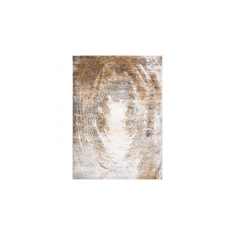 Dywan AKRYL ELITRA 8660 Abstrakcja przecierany kość słoniowa / pomarańcz 160x230cm