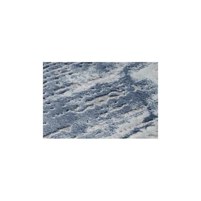 Dywan AKRYL USKUP Beton 8797 szary / niebieski 100x300cm
