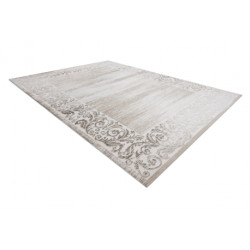 Dywan AKRYL VALS 2327 Ramka ornament kość słoniowa / beż  240x340cm