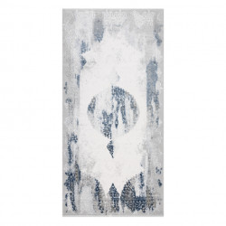 Dywan AKRYL VALS 5040 Przecierany ornament niebieski / szary 100x200cm