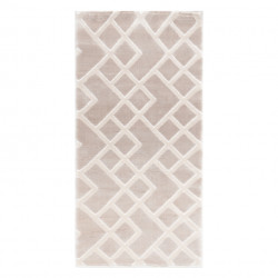 Dywan AKRYL VALS 3232 Geometryczny przestrzenny 3D beż 70x140cm
