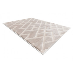 Dywan AKRYL VALS 3232 Geometryczny przestrzenny 3D beż 70x140cm Dywan AKRYL VALS 3232 Geometryczny przestrzenny 3D beż 70x140cm