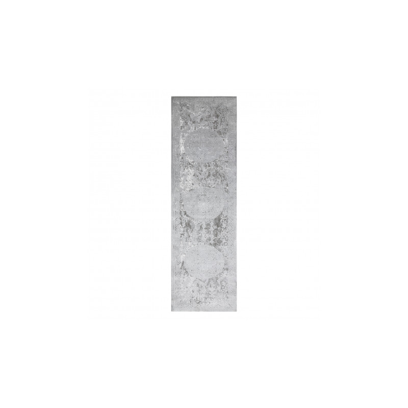 Dywan, chodnik AKRYL VALS 2328 Przecierany ornament szary 80x300cm
