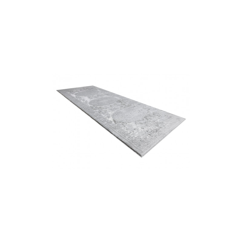 Dywan, chodnik AKRYL VALS 2328 Przecierany ornament szary 80x300cm