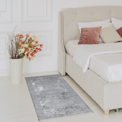 Dywan, chodnik AKRYL VALS 2328 Przecierany ornament szary 80x300cm