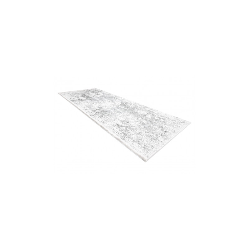 Dywan, chodnik AKRYL VALS 2328 Przecierany ornament szary /  kość słoniowa 80x300cm