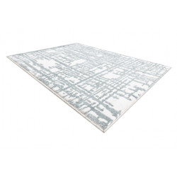 Dywan AKRYL VALS 3236 Abstrakcja kość słoniowa / niebieski 70x140cm Dywan AKRYL VALS 3236 Abstrakcja kość słoniowa / niebieski 70x140cm