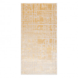 Dywan AKRYL VALS 3236 Abstrakcja żółty / beż 70x140cm