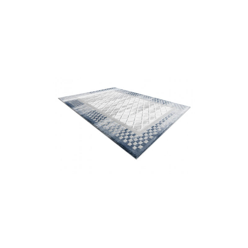 Dywan AKRYL VALS 103 Geometryczny, ramka przestrzenny 3D szary / kość słoniowa 80x100cm Dywan AKRYL VALS 103 Geometryczny, ramka przestrzenny 3D szary / kość słoniowa 80x100cm