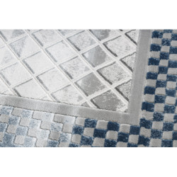 Dywan AKRYL VALS 103 Geometryczny, ramka przestrzenny 3D szary / kość słoniowa 80x100cm Dywan AKRYL VALS 103 Geometryczny, ramka przestrzenny 3D szary / kość słoniowa 80x100cm