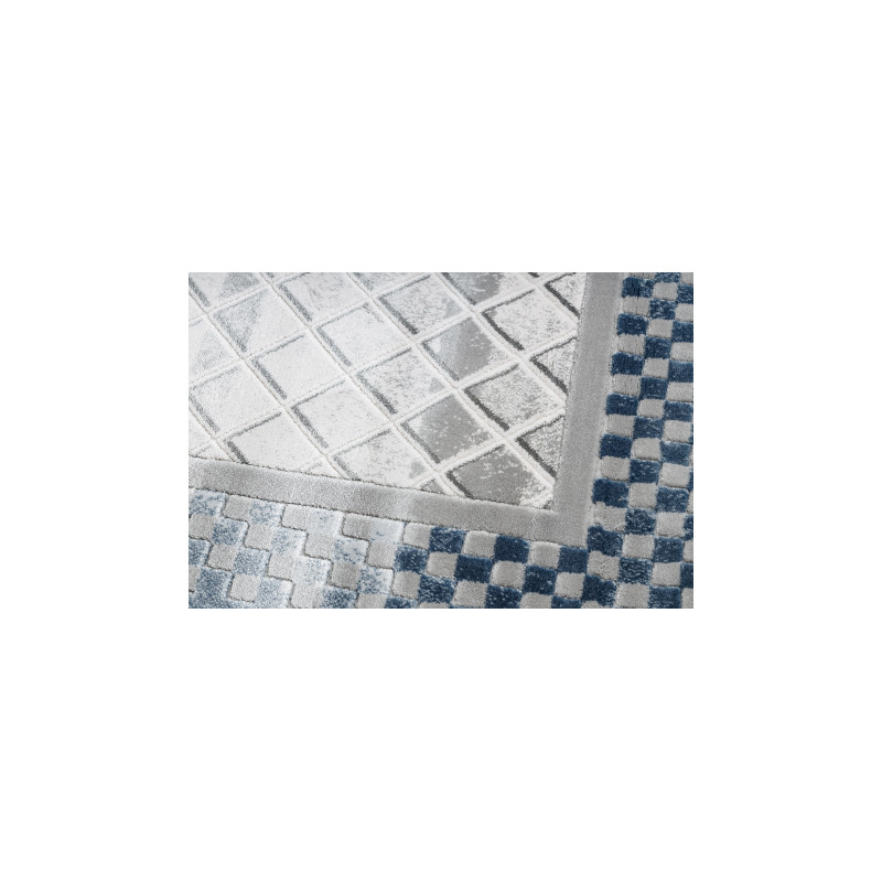 Dywan AKRYL VALS 103 Geometryczny, ramka przestrzenny 3D szary / kość słoniowa 80x100cm Dywan AKRYL VALS 103 Geometryczny, ramka przestrzenny 3D szary / kość słoniowa 80x100cm