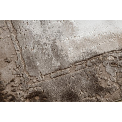 Dywan AKRYL VALS 036 Ramka przecierany kość słoniowa / brązowy  100x200cm