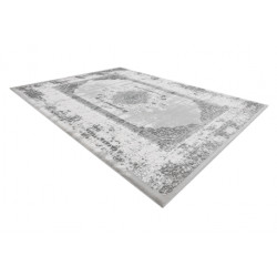 Dywan AKRYL VALS 8801 Ramka ornament kość słoniowa / szary 80x100cm
