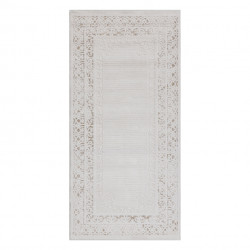 Dywan AKRYL VALS 2340 Ramka ornament kość słoniowa / beż  70x140cm
