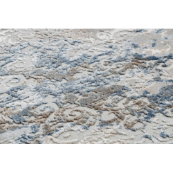 Dywan AKRYL VALS 6744 Abstrakcja przecierany szary / niebieski 80x250cm Dywan AKRYL VALS 6744 Abstrakcja przecierany szary / niebieski 80x250cm