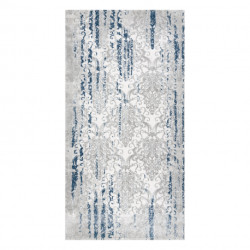 Dywan AKRYL VALS 6177 Ornament szary / niebieski  80x150cm