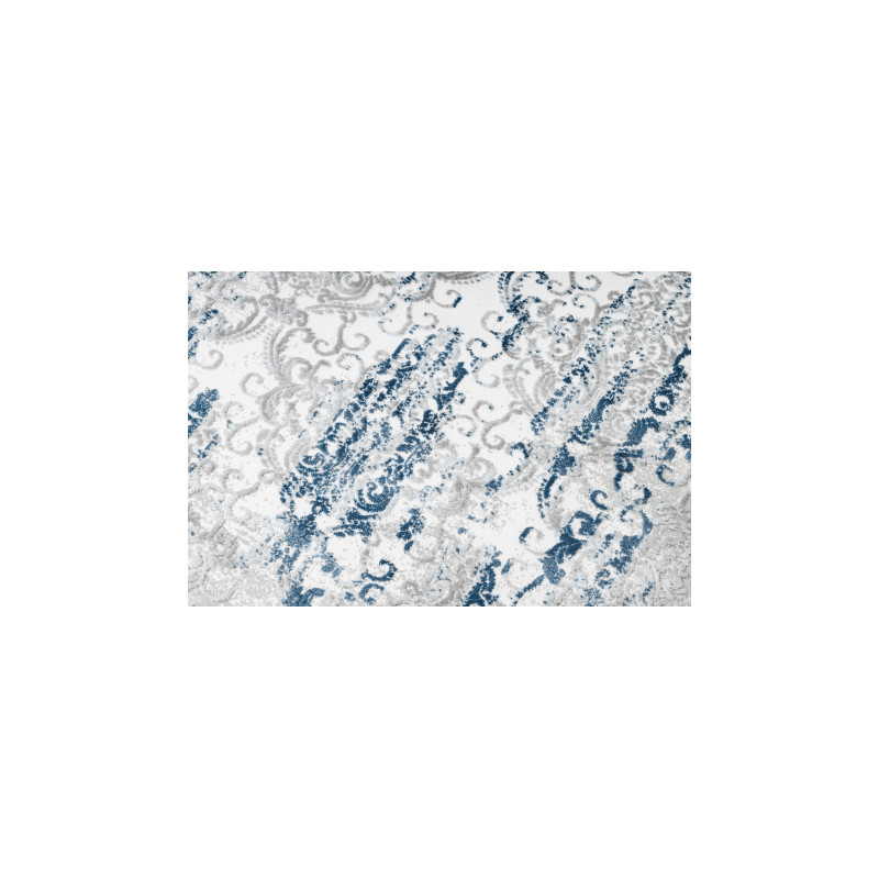 Dywan AKRYL VALS 6177 Ornament szary / niebieski 80x150cm Dywan AKRYL VALS 6177 Ornament szary / niebieski 80x150cm