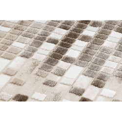 Dywan AKRYL VALS 8375 Geometryczny przestrzenny 3D beż 120x170cm