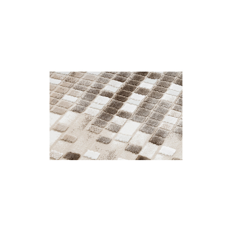 Dywan AKRYL VALS 8375 Geometryczny przestrzenny 3D beż 120x170cm