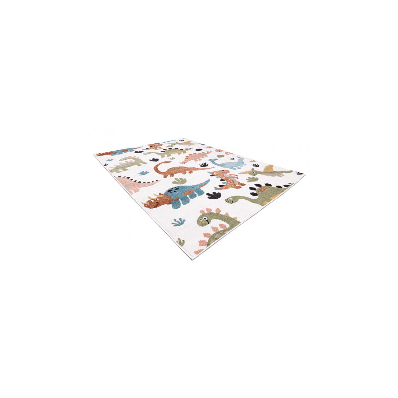 Dywan FUN Dino dla dzieci, dinozaury krem 240x330cm Dywan FUN Dino dla dzieci, dinozaury krem 240x330cm
