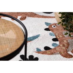 Dywan FUN Dino dla dzieci, dinozaury krem 240x330cm Dywan FUN Dino dla dzieci, dinozaury krem 240x330cm