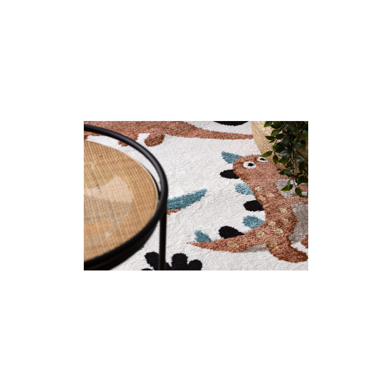 Dywan FUN Dino dla dzieci, dinozaury krem 240x330cm Dywan FUN Dino dla dzieci, dinozaury krem 240x330cm