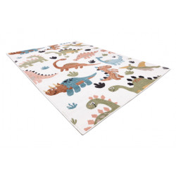 Dywan FUN Dino dla dzieci, dinozaury krem 280x370cm