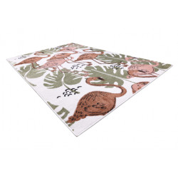 Dywan FUN Flami dla dzieci, flamingi krem 160x220cm