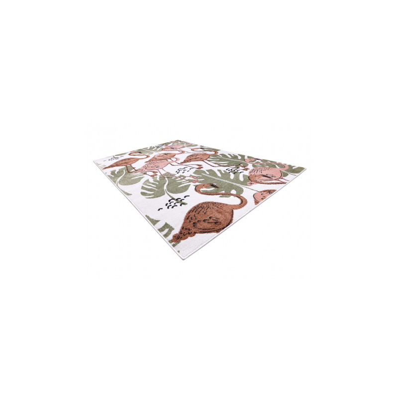 Dywan FUN Flami dla dzieci, flamingi krem 280x370cm Dywan FUN Flami dla dzieci, flamingi krem 280x370cm