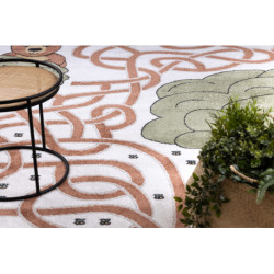 Dywan FUN Honey dla dzieci, niedźwiedź, pszczoły krem 120x170cm Dywan FUN Honey dla dzieci, niedźwiedź, pszczoły krem 120x170cm