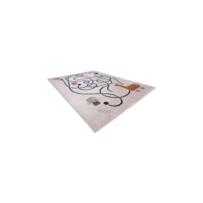 Dywan FUN Game dla dzieci, gra, lama beż 80x150cm Dywan FUN Game dla dzieci, gra, lama beż 80x150cm